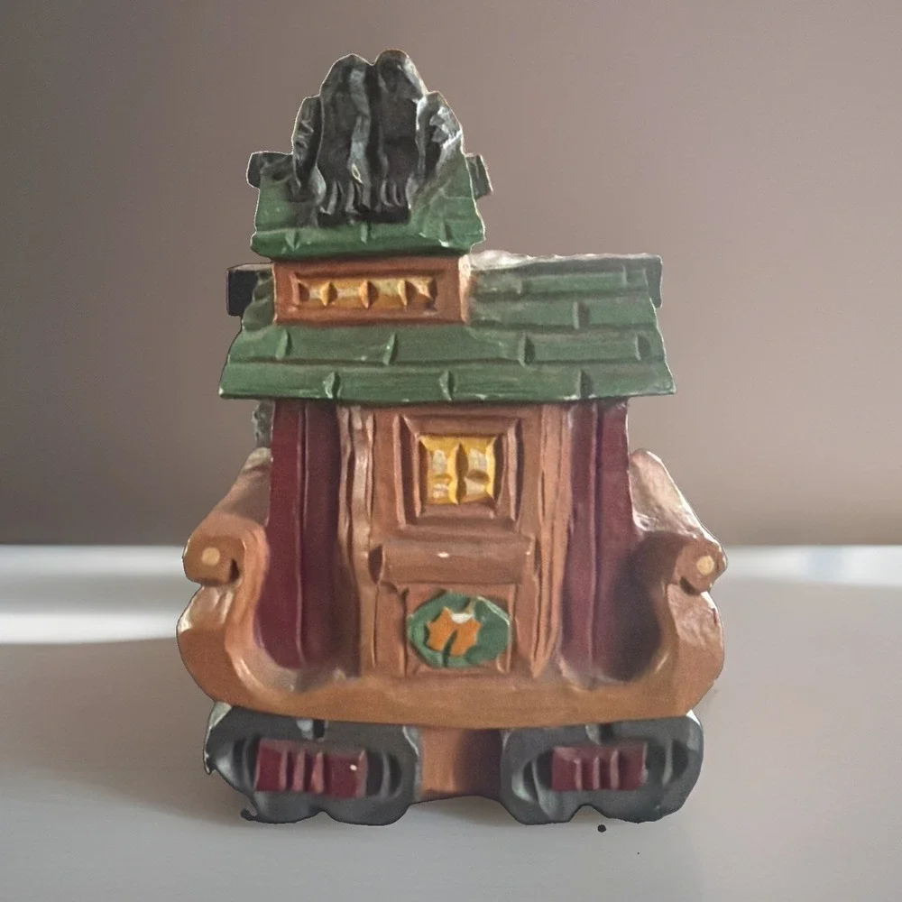 Vintage 1998 DAVID FRYKMAN TRAIN FIGURINES 3 Pc Set Limited Edition Grand Casino